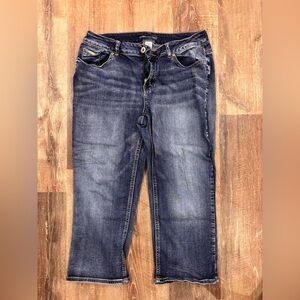 Maurices Dark Blue Straight Leg capris